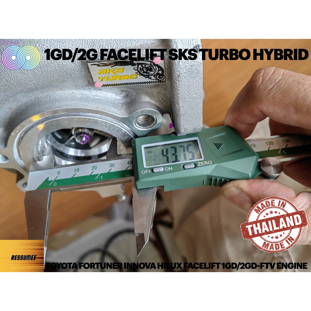 SKS Turbo Hybrid 1GD 2GD Toyota Fortuner Innova Hilux Facelift 2021 Up