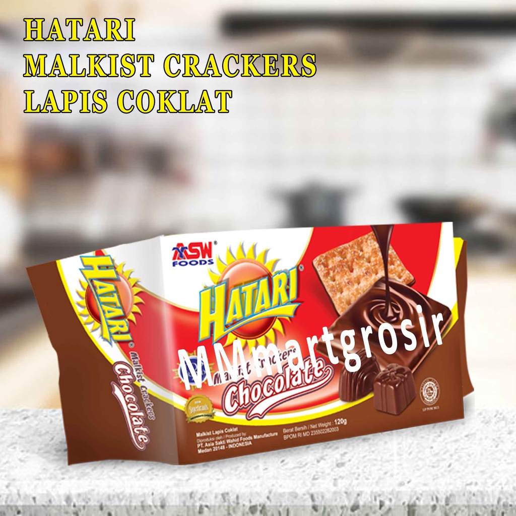 

Biscuit Hatari / Biskuit Malkist Chocolate / Biskuit Malkist Cracklers / 120gr