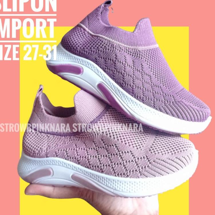 12.12 FLASH SALE SNEAKERS IMPORT ANAK SIZE 27-36 SEPATU SLIP ON ANAK IMPORT SEPATU IMPORT ANAK SEPAT