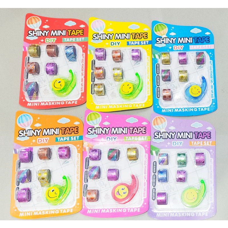 

ISOLASI SHINY TAPE MOTIF KARAKTER SET
