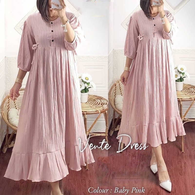 NOVA MIDI DRESS // VENTE GAMIS LADY CRUSH WANITA