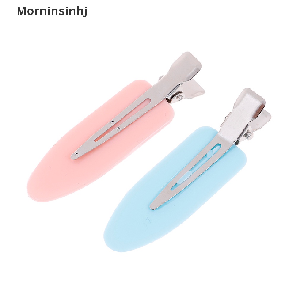 Mornin 4Pcs hair clip no bend Jepitan Poni Rambut no mark hair pin curl clips 4warna leaf id