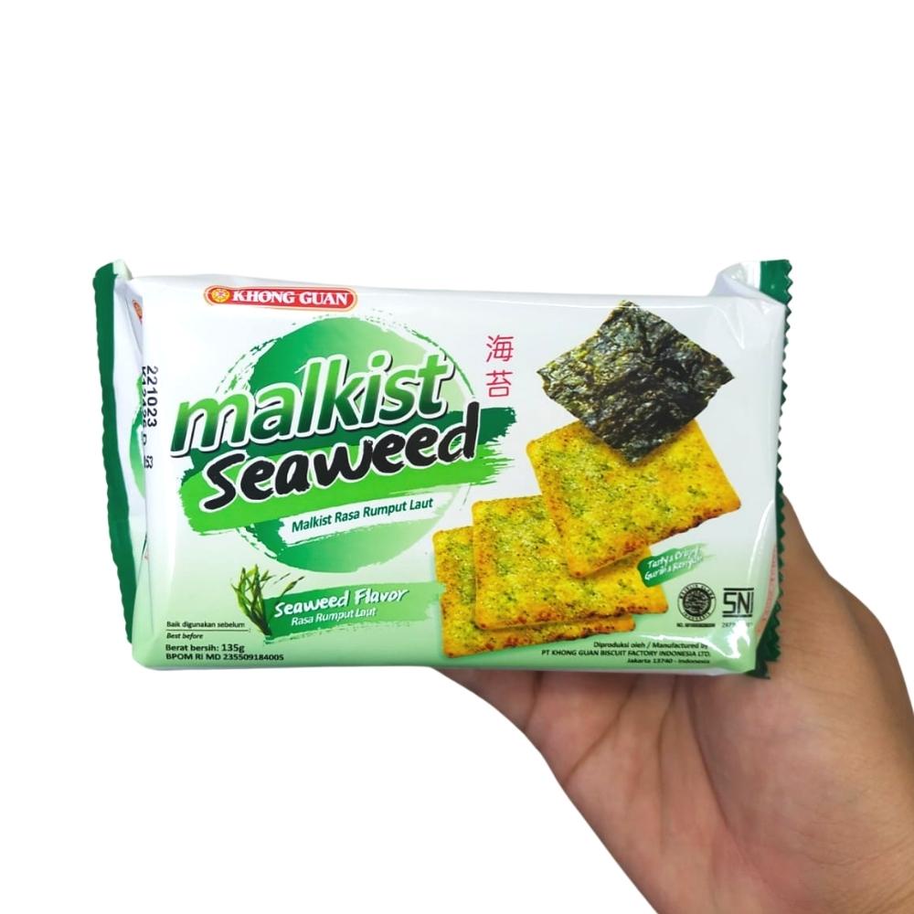 

Malkist Seaweed 135gr Khong Guan Rumput Laut Biskuit Kue Kering Makanan Ringan