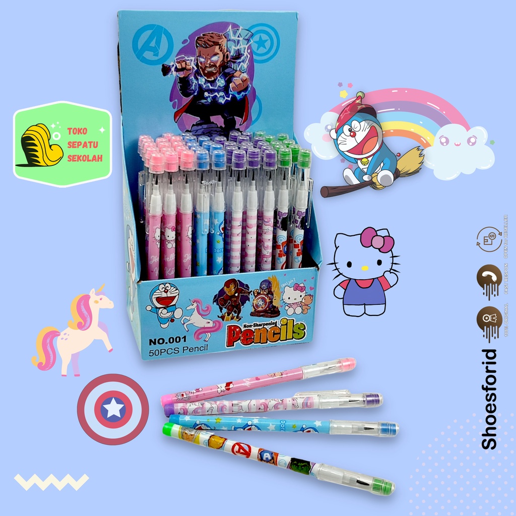 

SFK Pensil Bensia // Pensil Sambung // Pensil Susun Karakter