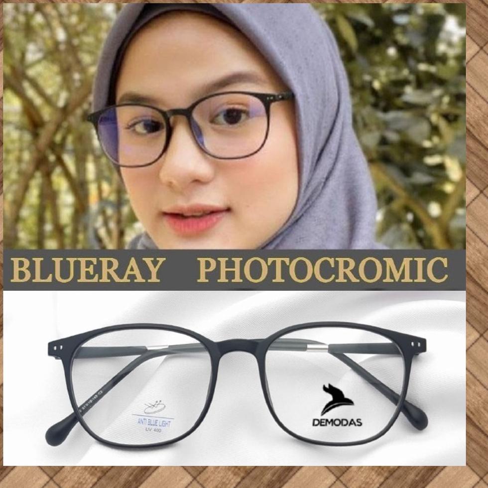 HARGA TERMURAH KACAMATA LENTUR (Anti Radiasi Photocromic Blueray Bluecromic) 2130 / bisa minus dan s