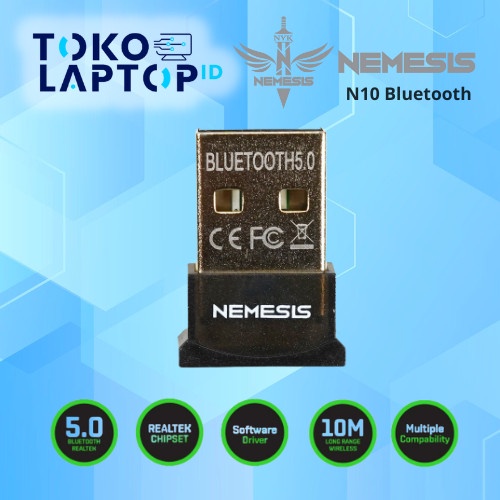 NYK Nemesis N10 / N-10 Bluetooth Dongle 5.0 Garansi Resmi