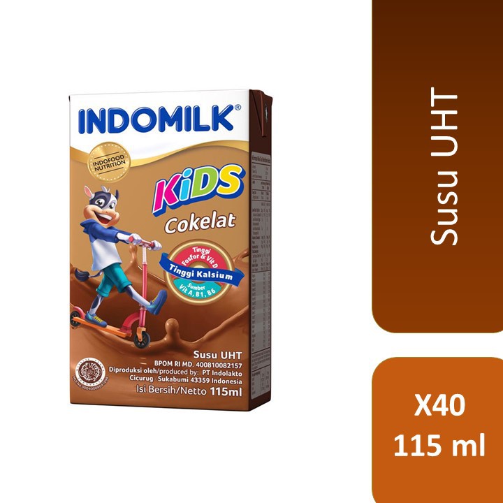 

Indomilk Susu UHT Kids Choco 115mlx40 [1 Karton]