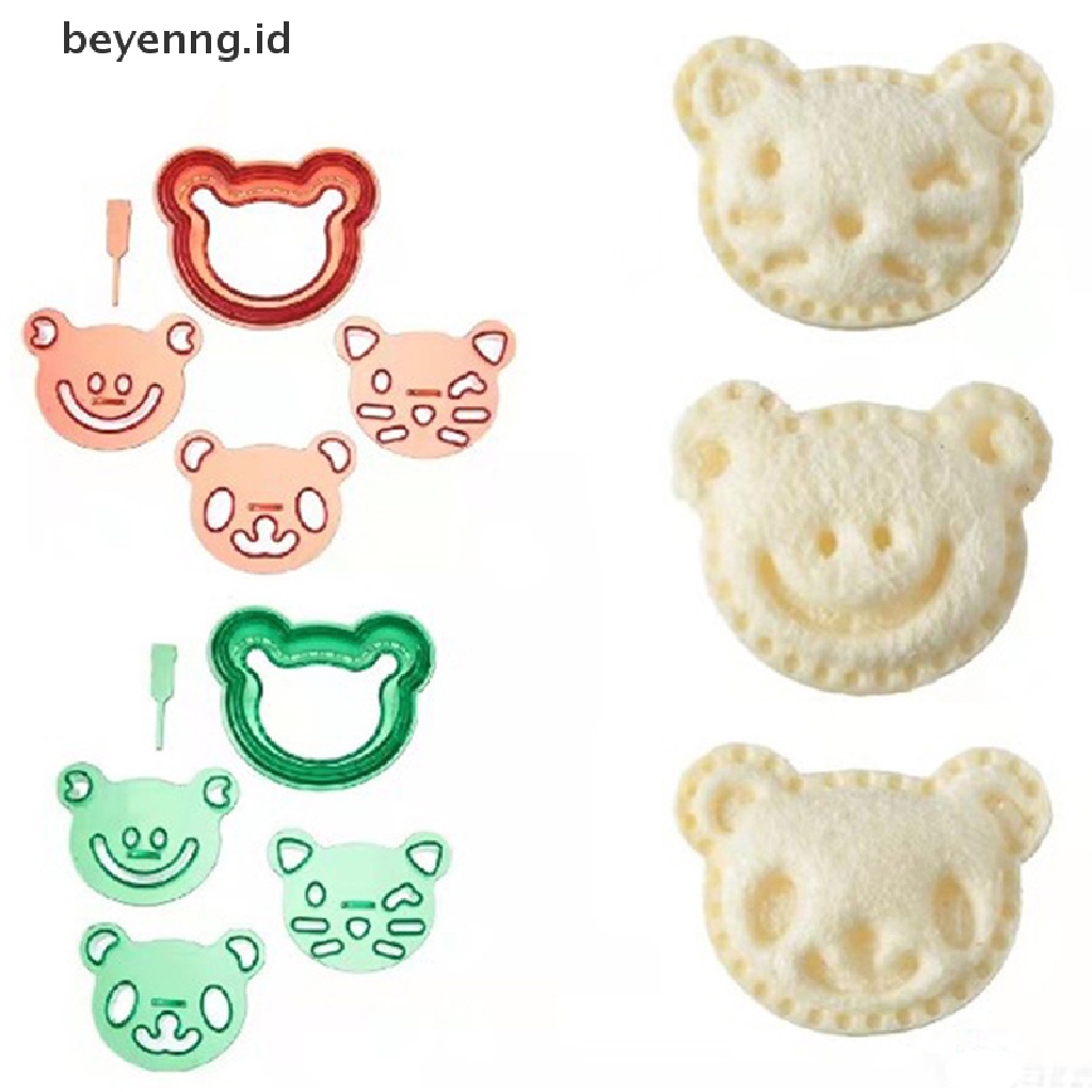 Beyen 1set Sandwich Cutter Set Sandwiches Maker Pembuat Sarapan Cetakan Untuk Anak ID