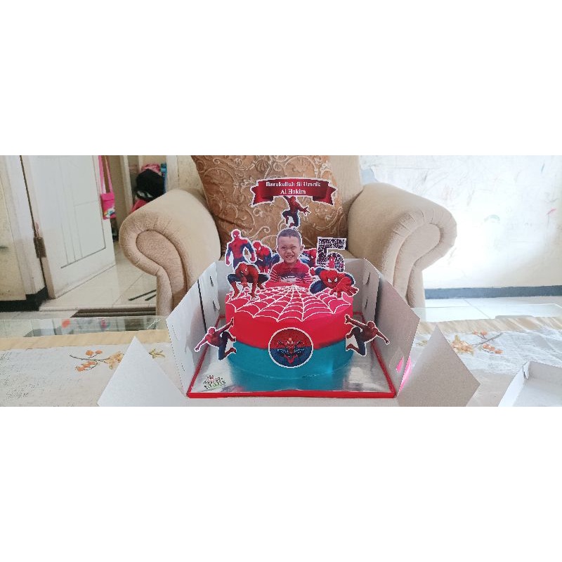 

kue tart kota malang spiderman