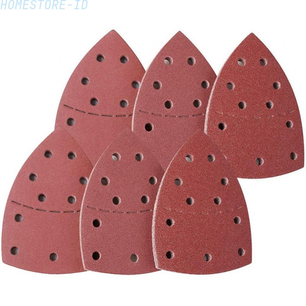 Amplas Segitiga 11lubang Kertas Amplas Tikus Hook and Loop 40-2000Grit