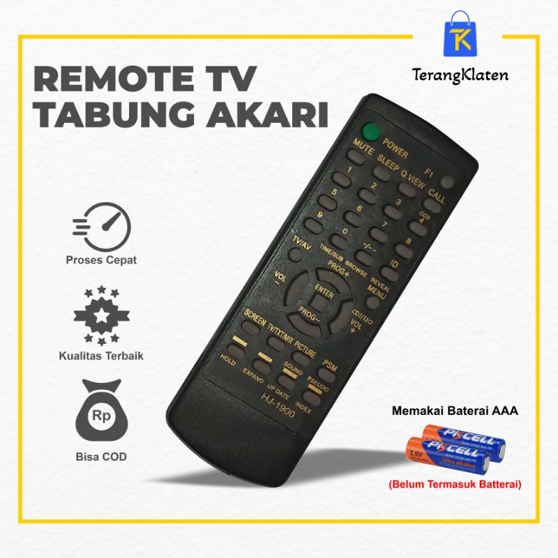 REMOT AKARI REMOTE TV TABUNG AKARI