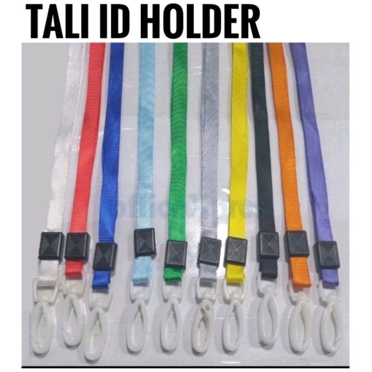 GANTUNGAN ID CARD TALI NAME TAG / TALI BADGE ID / NYLON PLASTIK