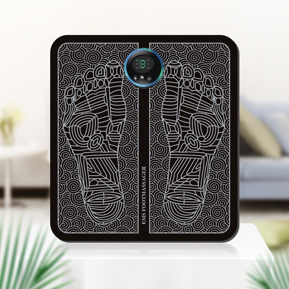 Foot Massage Mat Jepang Pijat Kaki Akupuntur Pengisian Meningkatkan Sirkulasi Darah Meredakan Sakit USB Rechargeable