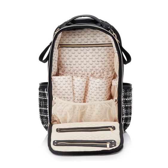 Itzy Ritzy Boss Plus The Kelly - Large Diaper Bag Backpack Tas Perlengkapan Bayi Ransel Kantong Ransel Tweed Besar