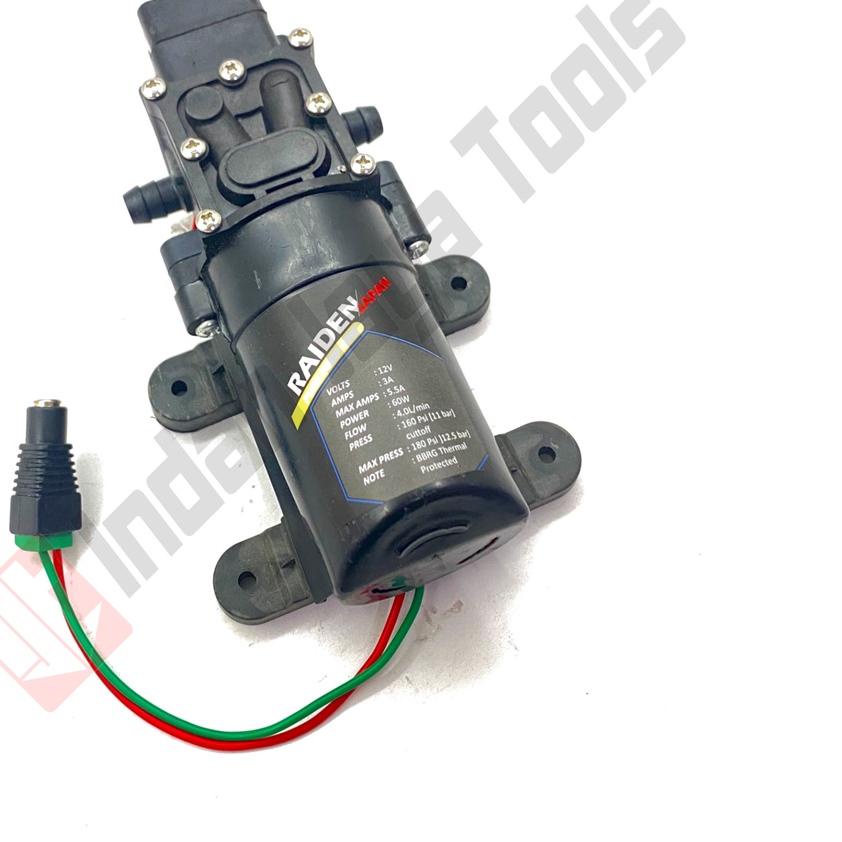 ❁ RAIDEN Dinamo Pompa Air 12V DC 160 Psi Cuci Motor AC Sprayer Pump ➦