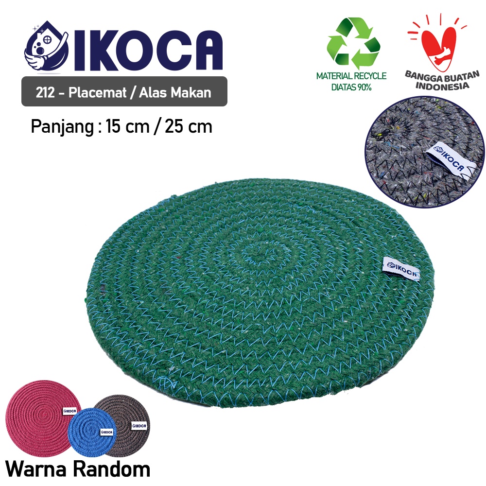 Ktmstore Placemat Alas Piring Tatakan panci gelas tahan panas IKOCA IKO-212