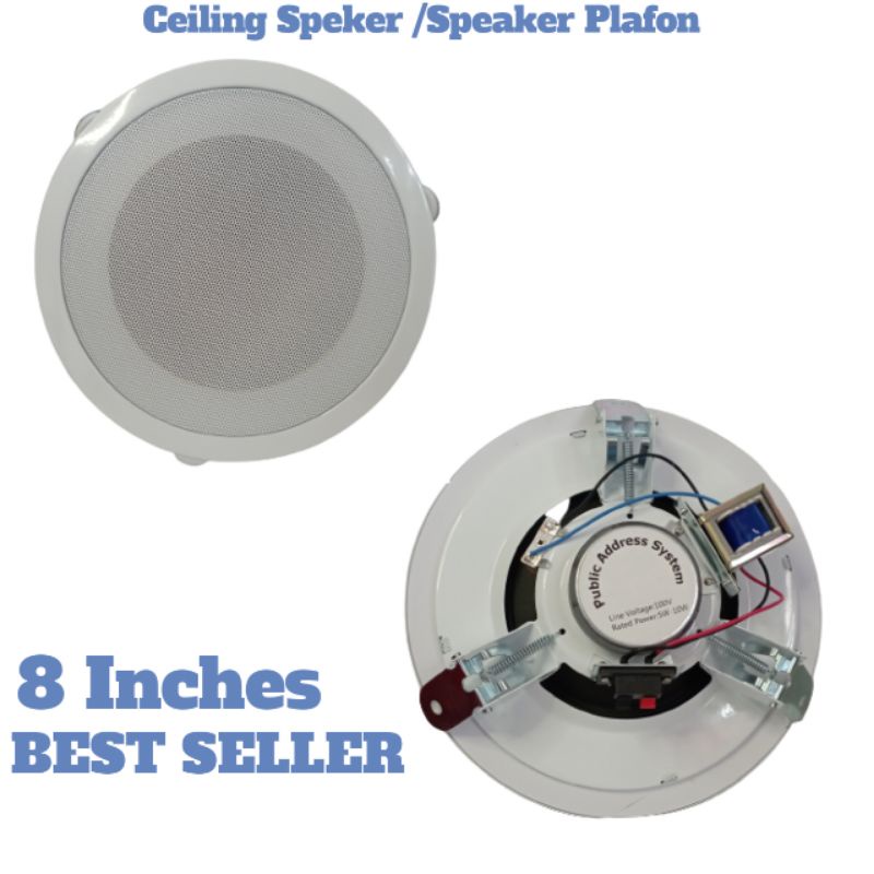 Speaker Plafon 8 Inch Ceiling Speker 8 In C 888 Loudspeaker Pelafon Atas