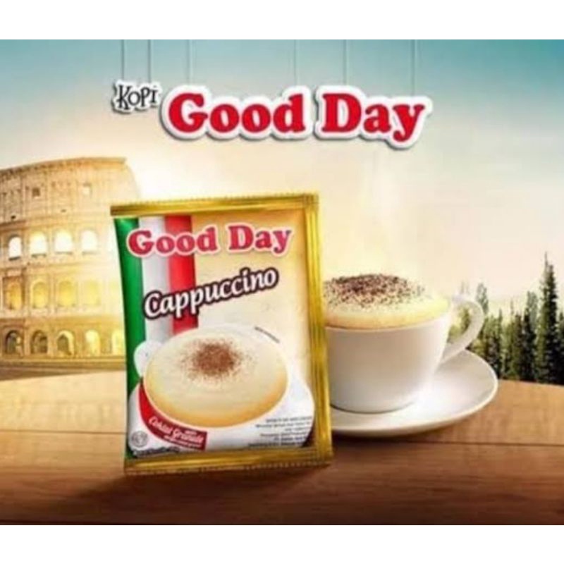 

Good Day Cappuccino (1 Renteng = 10 Sachet @25gr)