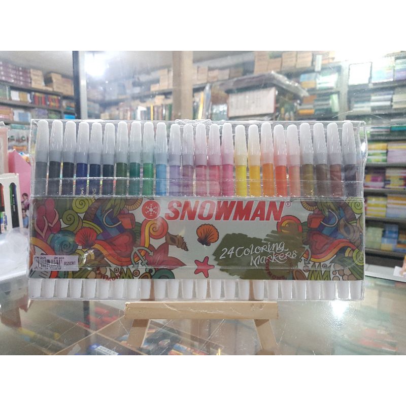 

Spidol 24 Warna Snowman.