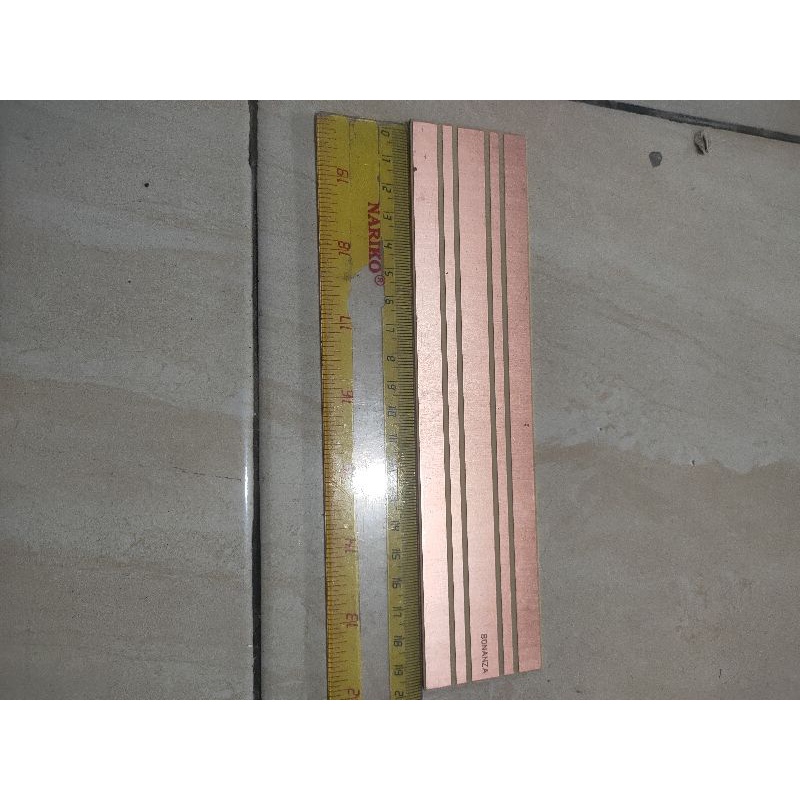 Pcb line transistor final polos 20 cm