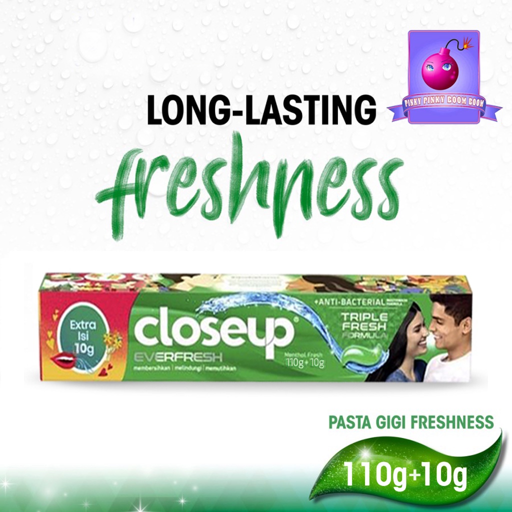 Closeup Pasta Gigi Mentol Fresh 160 110 g Close Up Toothpaste 160g