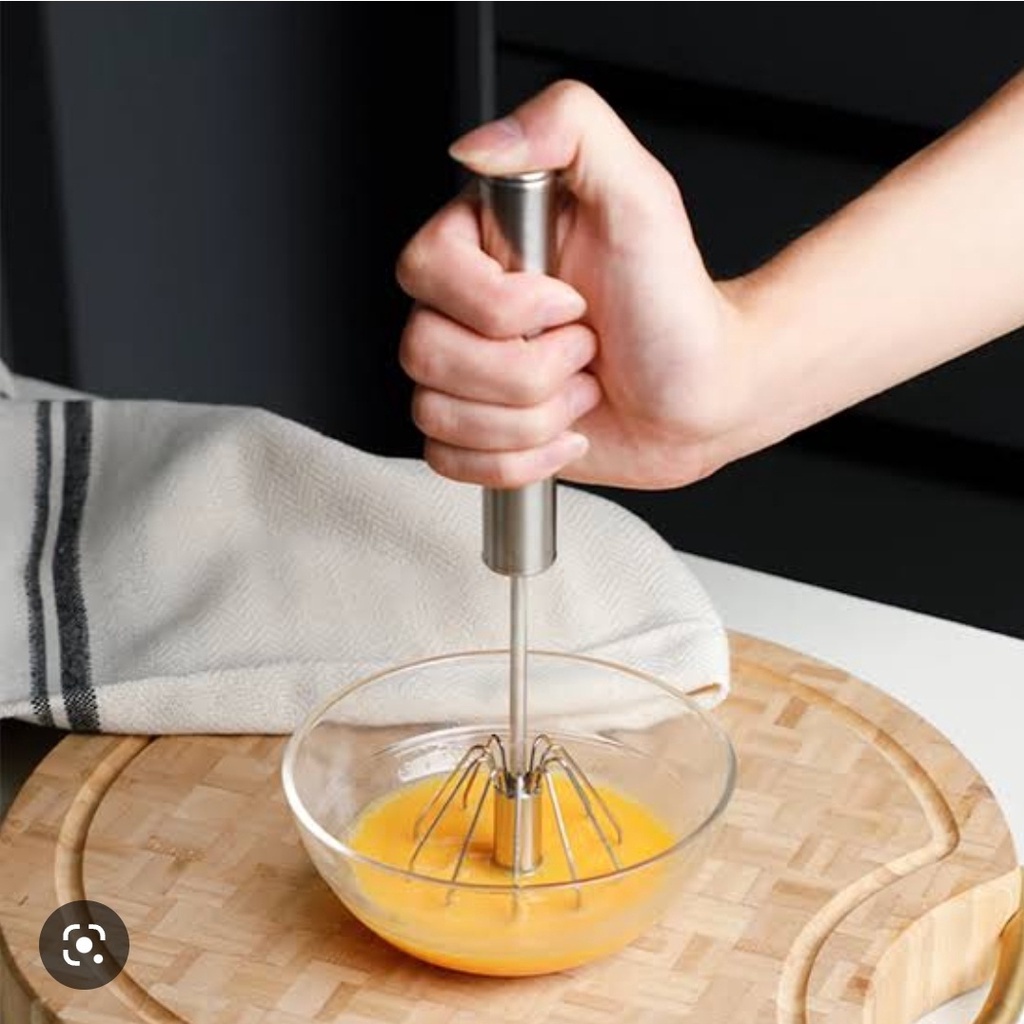 ⭐️𝐈𝐇𝐒 𝟗𝟒𝟎 𝐋𝐚𝐦𝐩𝐮𝐧𝐠⭐️Alat Pengocok Telur Full Stainless Kocokan Telur Whisk Semi Otomatis Better Beater Hand Mixer