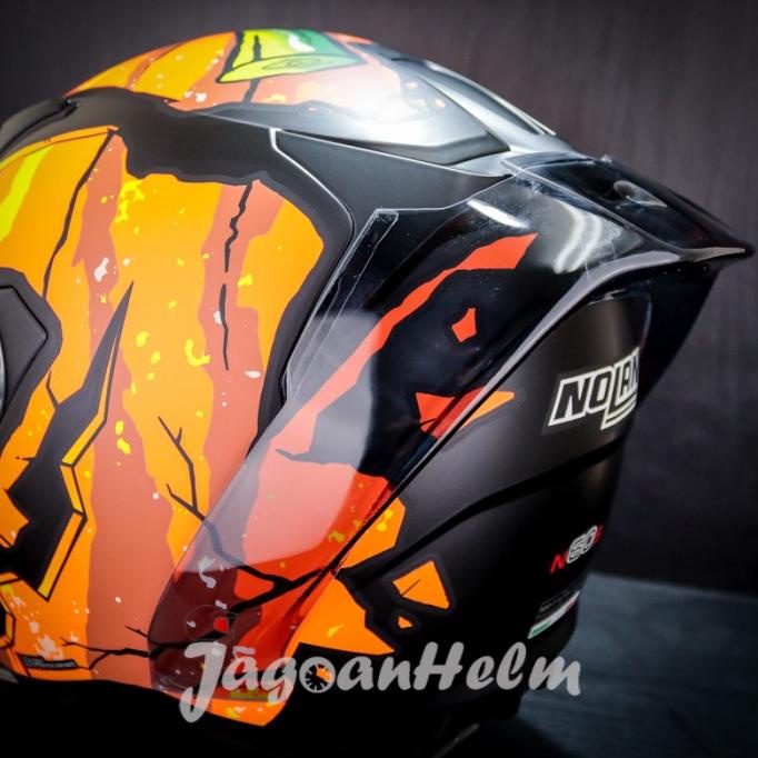 SPOILER 3D HELM NOLAN N605 | SPOILER 3D N-605 | CUSTOM 3D NOLAN N.605