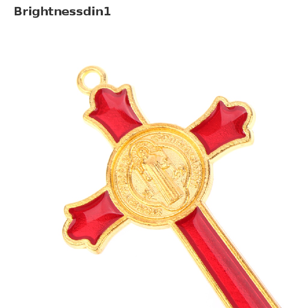 [Brightnessdin1] Drop Oil Brand New Religi Salib Yesus Perhiasan Kerajinan Liontin Handmade Pendant Butik