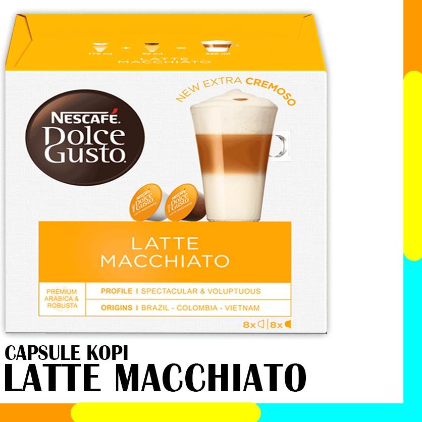 

♩ Capsule NDG Nescafe Dolce Gusto Latte Macchiato 1 Box Original Nestle ►