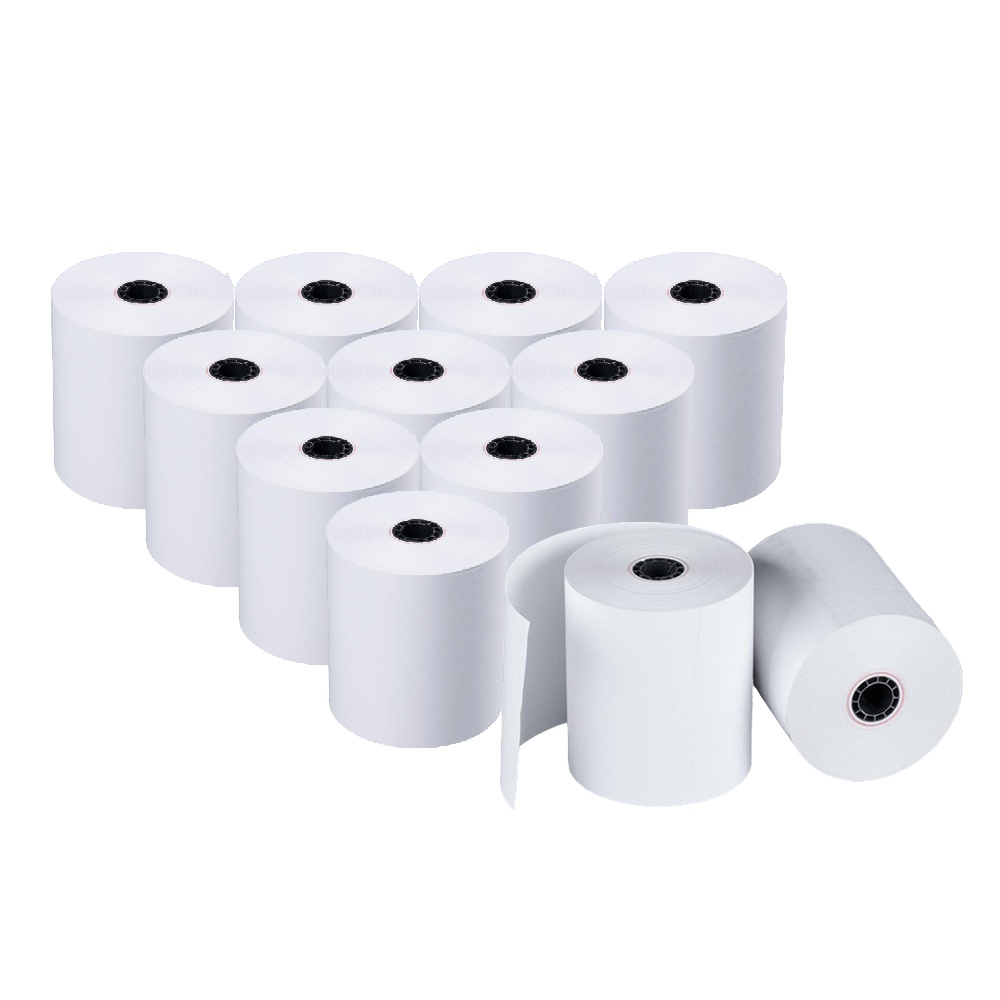 

KERTAS STRUK KASIR HVS NCR 75 x 60MM 1 RANGKAP ISI 10 ROLL / 1 SLOP