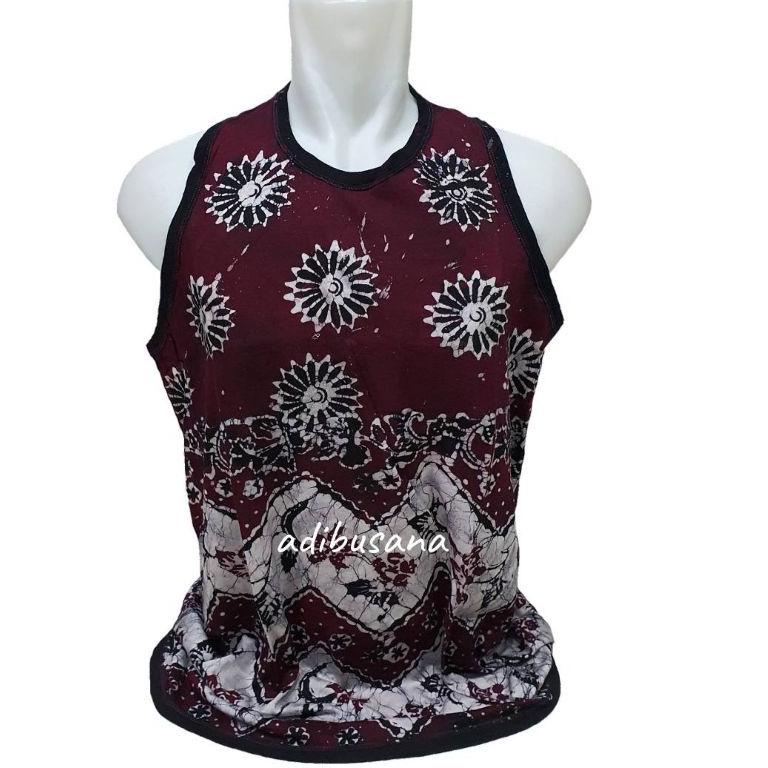 Terbaik Kaos Singlet Dewasa Batik Tuban