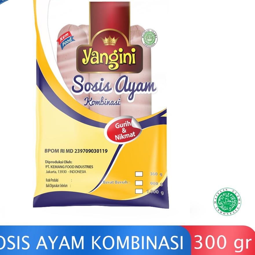 

♚ Yangini Chicken Sausage - Sosis Ayam Kombinasi Isi 6 pcs (300 gr) ✾