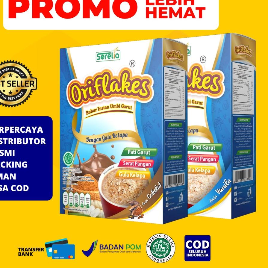 

➭ ORIFLAKES SLIM Sereal Umbi Garut 350gram ➸