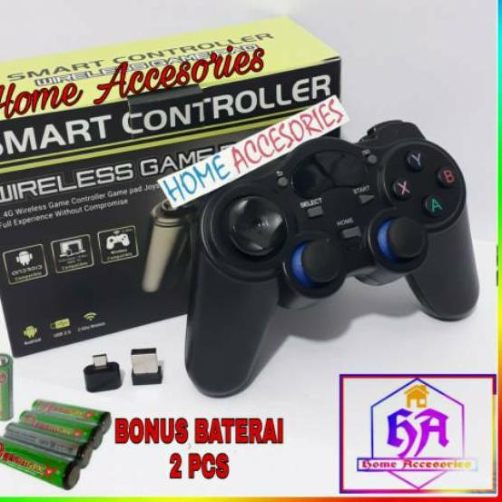 Diskon STICK STIK PS PC WIRELESS UNTUK ANDROID TABLET TV BOX SMART TV LAPTOP PC/Gamepad Wireless 2.4