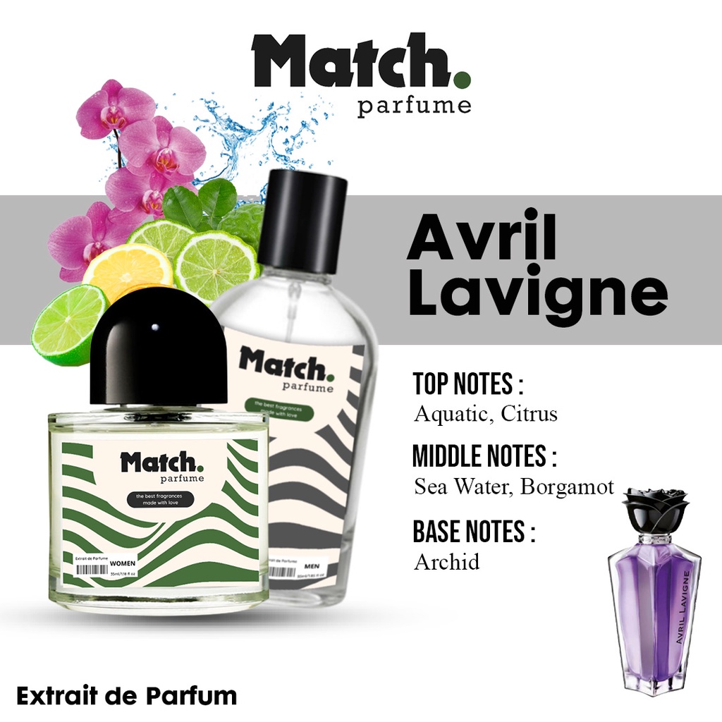 Match Parfum Inspired by Avril Lavgine | parfum avril lavigne original eau de parfum | parfum tahan 
