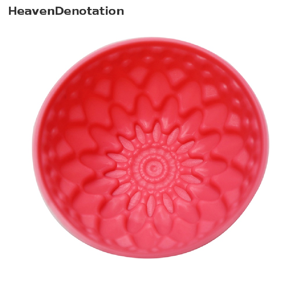 [HeavenDenotation] 1 / 5Pcs 5cm Food-Grade Silicone Plum Blossom Muffin Cup Cupcake Mold Chocolate Mold Pudding Jelly Cake Mould Soap Mold Bakeware HDV