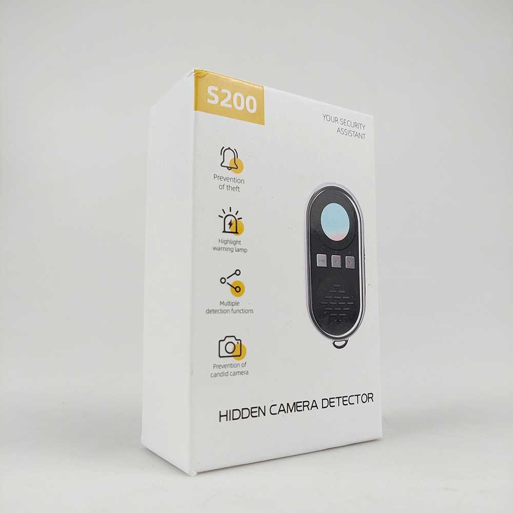 (BISA COD) FTIHSHP SecureTech Detektor Penyadap dan Kamera Spy Hidden Camera Bug Detector - S200