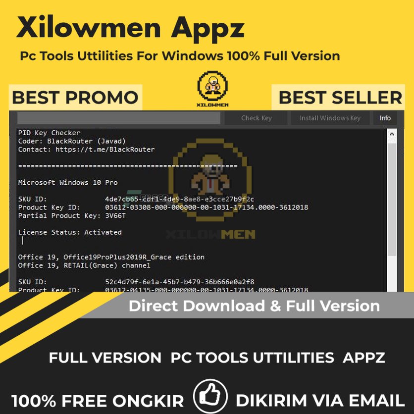 [Full Version] PID Key Checker Pro PC Tools Software Utilities Lifetime Win OS