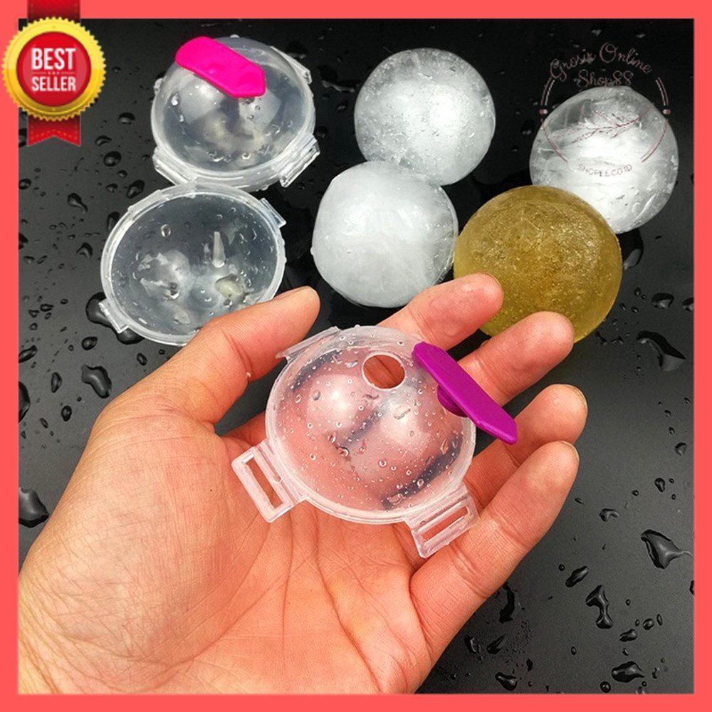 GOS -D408- Bulat Cetakan Es Batu - Cetakan Es Batu Bulat Ice Ball Maker