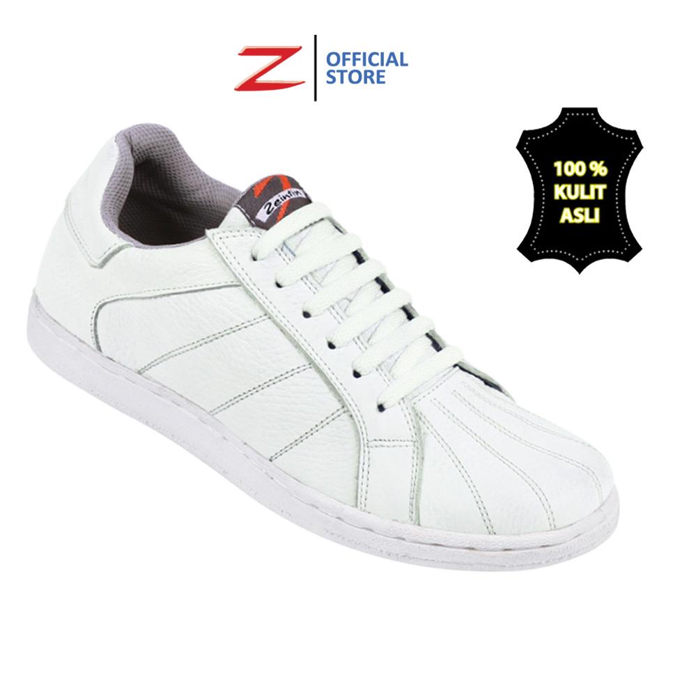 READY Zeintin - Sepatu Sneakers Pria Sepatu Putih | White Sneakers | Bahan Kulit ZEINTIN RE
