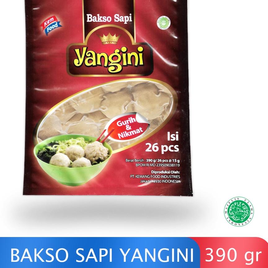 

➷ Yangini Bakso Sapi - Beef Ball 26 pcs 390gr ♡
