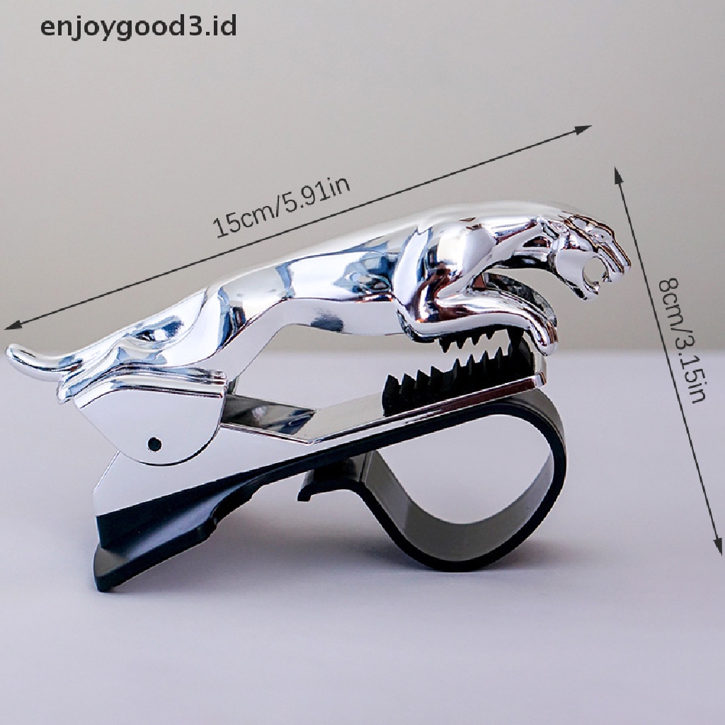 【 Rready Stock 】 1Pc Cool Cheetah Car Phone Holder Central Control Dashboard Phone GPS Stand （ ID ）