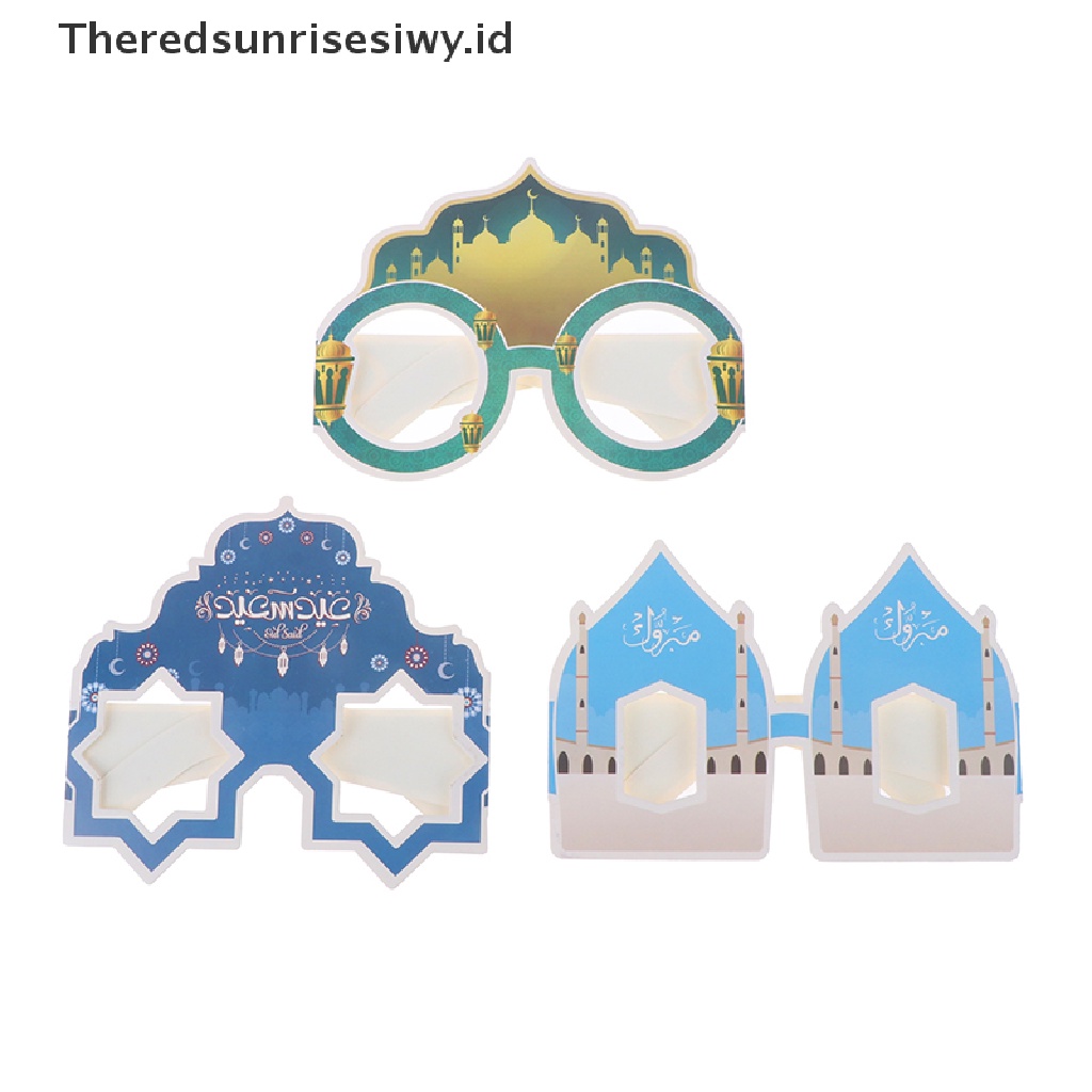 # Baju Lebaran # Dekorasi Ramadhan Gelas Kertas eid Mubarak Properti Photo Booth Hadiah Idul Adha~