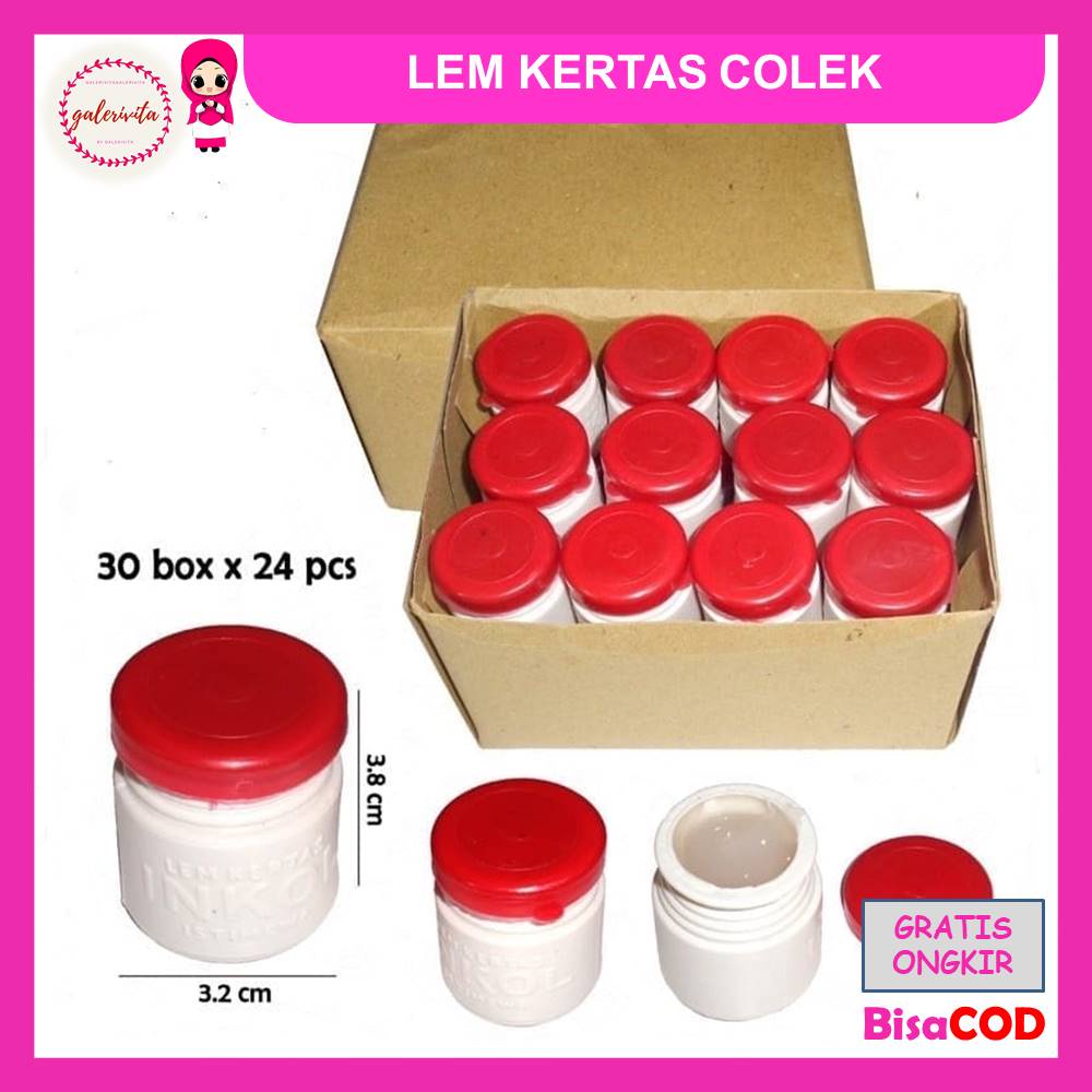 

Lem Kertas Colek / Lem Kertas Mini / Lem Sagu Glue Berkualitas