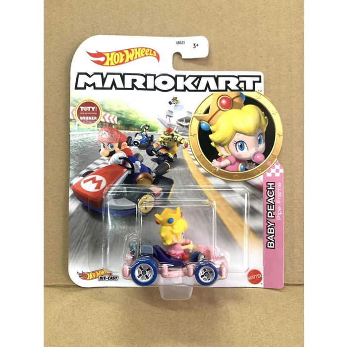 Hotwheels Mario Kart Baby Peach Pipe Frame