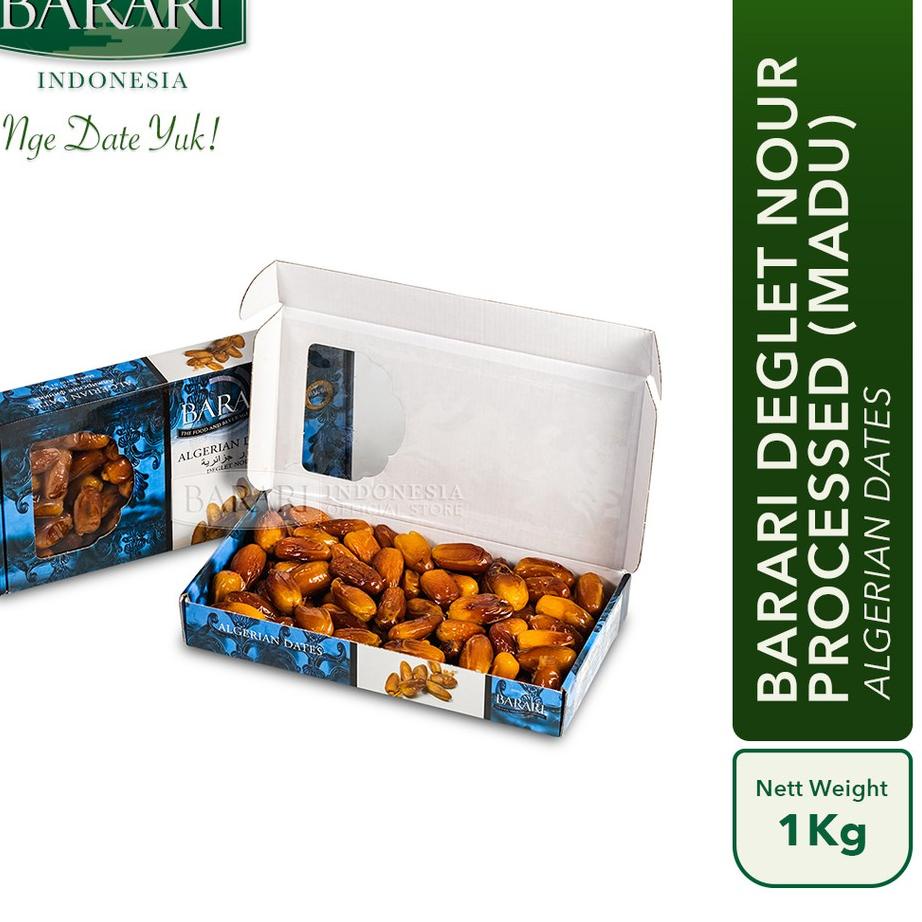 

➪ Kurma Barari Deglet Nour Processed () 1Kg Algeria ❋