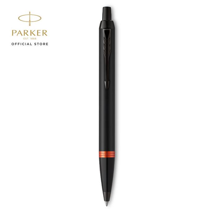 

Parker IM Flame Orange Ring Black Trim Ballpoint