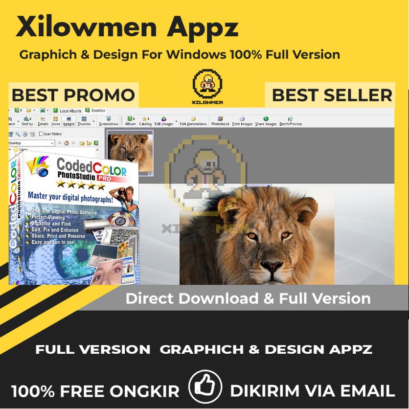 [Full Version] CodedColor PhotoStudio Pro Design Graphics Lifetime Win OS