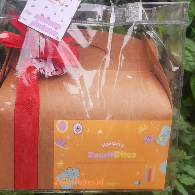 

✬ ZMUFF BITES hampers brownies bites 2 cup FREE kartu ucapan|birthday|valentine(baca deskripsi) ✾
