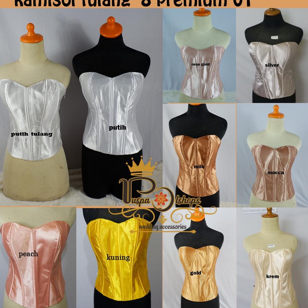 HARGA TERMURAAH kamisol kebaya kamisol satin longtorso tulang 8 01